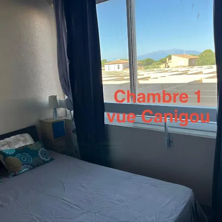 Appartement Bleu Indigo - T3- Terrasse- Vue Et Montagne - Piscine - Clim- Wifi -parking